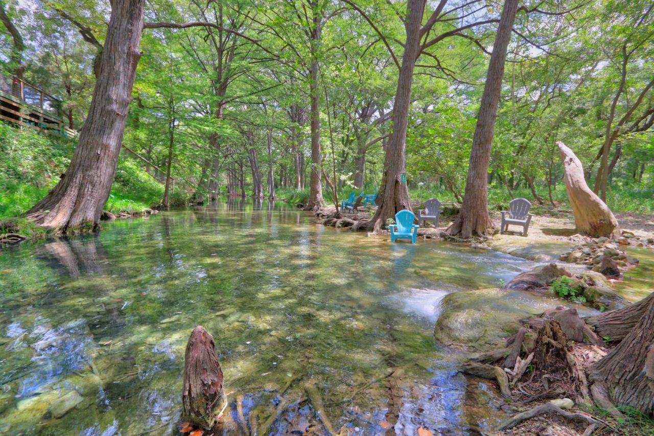 Creekside Cabins - The Getaway Villa Wimberley Ngoại thất bức ảnh